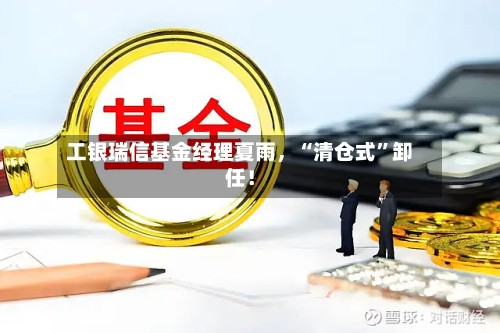 工银瑞信基金经理夏雨，“清仓式”卸任！-第2张图片
