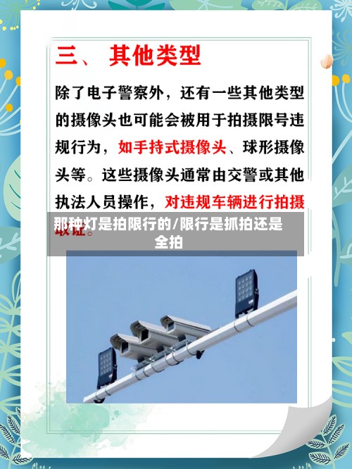 那种灯是拍限行的/限行是抓拍还是全拍