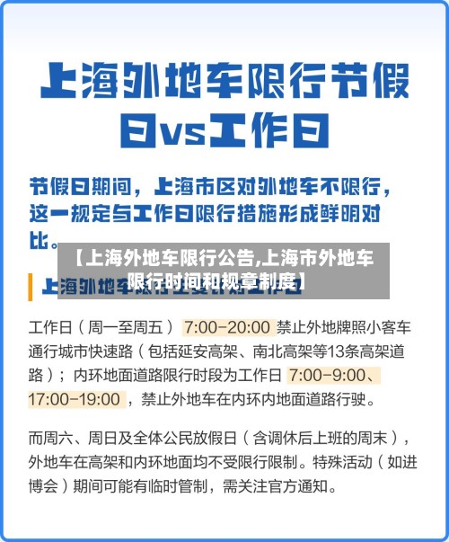 【上海外地车限行公告,上海市外地车限行时间和规章制度】-第2张图片