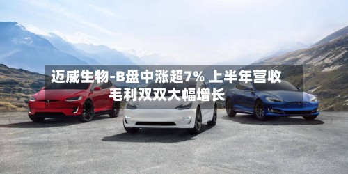 迈威生物-B盘中涨超7% 上半年营收毛利双双大幅增长-第1张图片